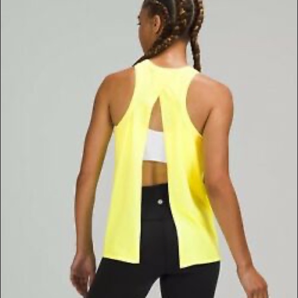 Lululemon All Tied Up Tank Top - Size: 6 (good condition)